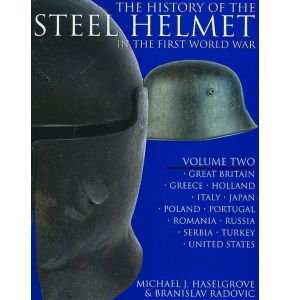 The history of steel helmet in the WWI - Nachschlagewerk in englischer Sprache "Das farbige Helme-Lexikon" - Format: 24 x 31 cm, 378 Seiten - Michael J. Haselgrove / Branislav Radovic - Nr. 01904