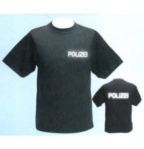 Kinder T-Shirt - Polizei - schwarz