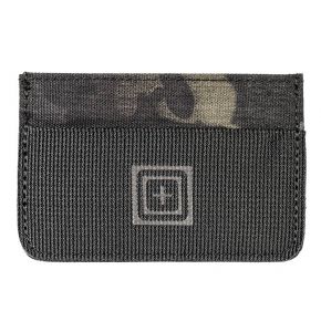 5.11 Camo Card Wallet Black Multicam