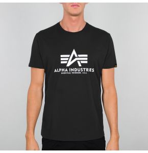 Alpha Industries Basic T-Shirt - Schwarz