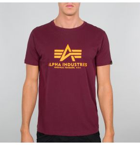 Alpha Industries Basic T-Shirt - Burgundy