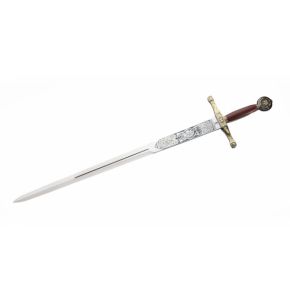 Historisches Schwert Excalibur - REPRO - Klingenlänge: 88 cm - mit Verzierung - Nr. MA4761