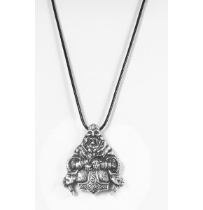 Thors Hammer - Wikinger Halskette. 38 mm x 42 x 5. Länger der Halskette: 48 cm