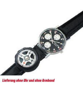 Armband-Kompass - Durchmesser: 2,5 cm - flüssigkeitsgedämpft - Lieferung ohne Uhr und ohne Armband - Nr. OU4784