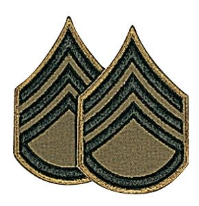 US Rangabzeichen - Staff Sergeant - aus Stoff - Paarweise - Nr. US4834